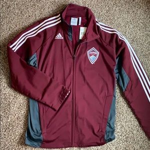 MLS Colorado Rapids adidas jacket NWT Large